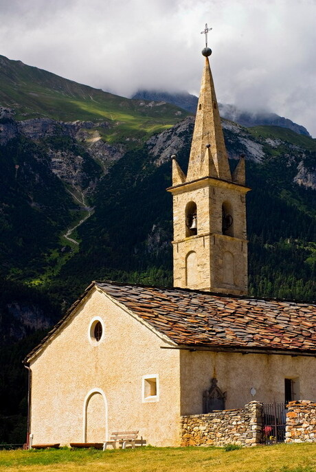 Kapel in Franse Alpen