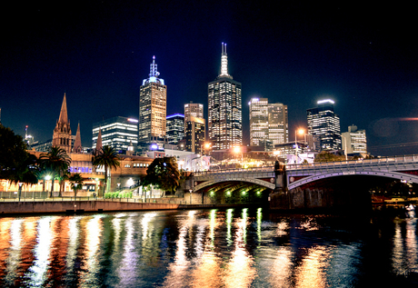 Melbourne by night