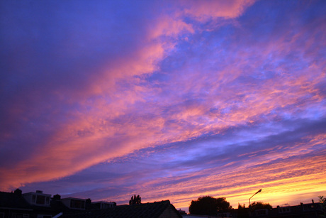 Lucht rood