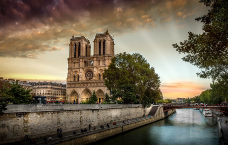 Notre Dame Sunset