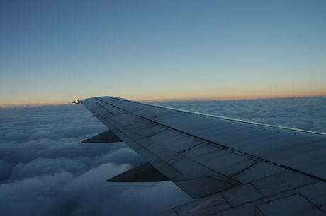 Boven de wolken