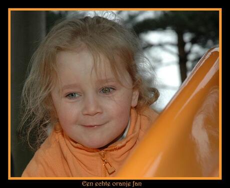 Een echte oranje fan ...