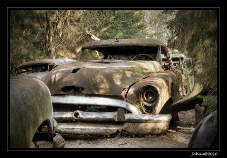 Car graveyard.