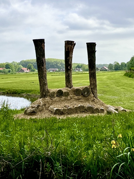 3 op 1 rij….