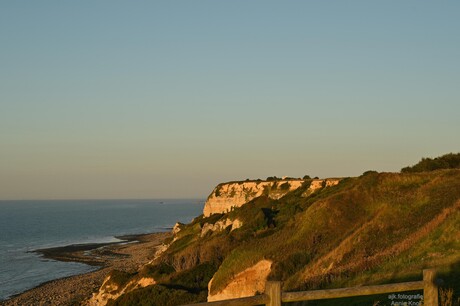 zonsondergang op de Klif