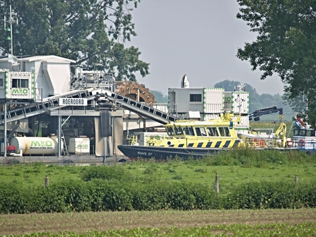 Een politieboot.