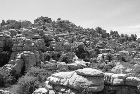 El Torcal_B&W