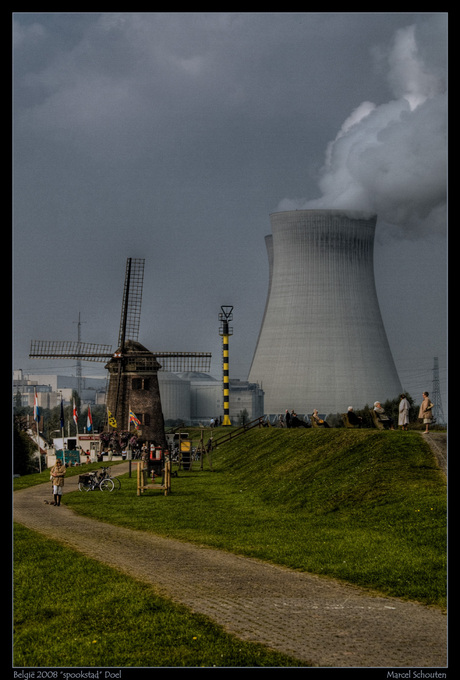 Spookstad Doel in belgië