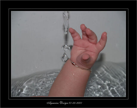 Handje met water