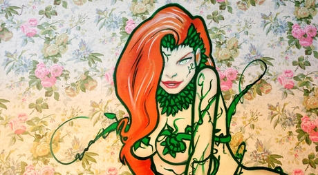 Poison Ivy graffiti