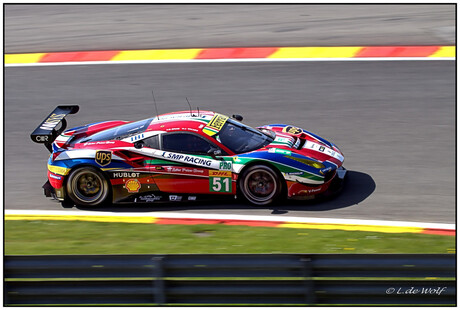 AF CORSE Ferrari 488 GTE nr 51 LMPGTE Pro