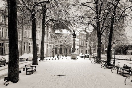 Sneeuw in Maastricht