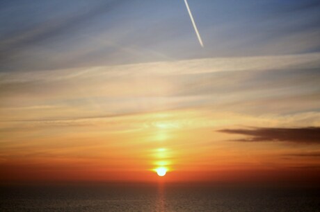 Zonsondergang na bij Gotland