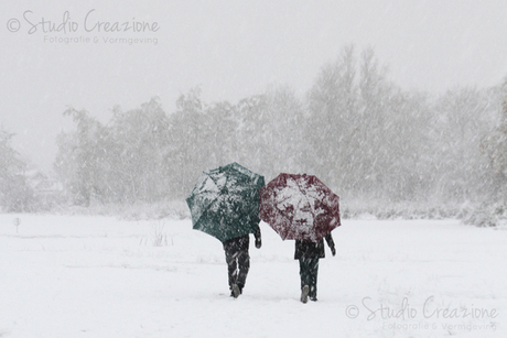 Loving Duo in the snow