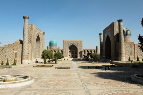 Registanplein, Samarkand, Oezbekistan