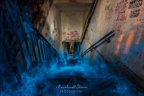 Smoked staircase