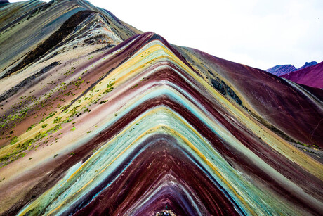 The color mountains in Peru