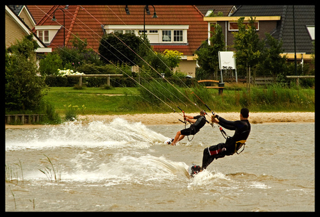 Kitesurfers