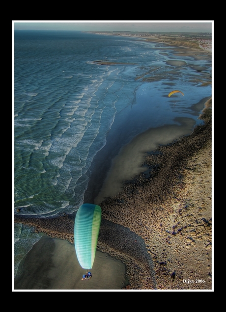 Paragliding bij Calais