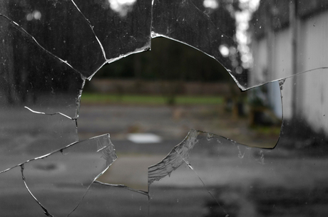 Broken glass is irreparable, it's like broken trust or promise