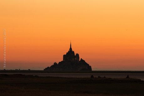 Mont Saint-Michel silhouet