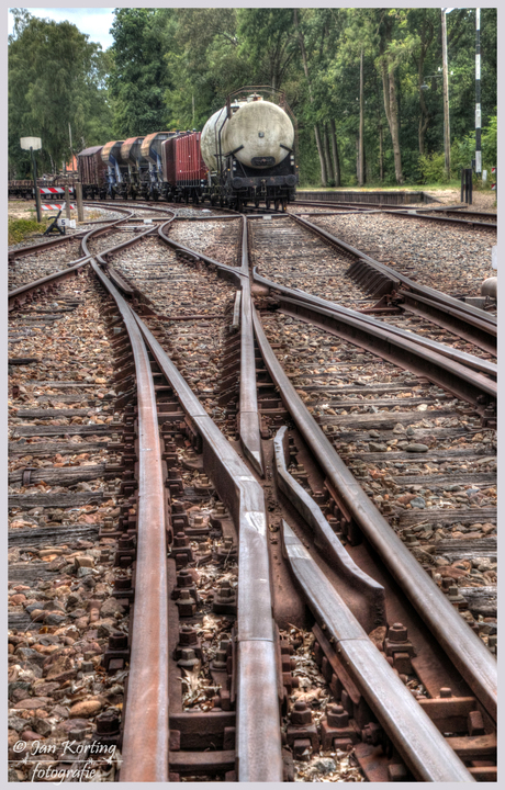 Op het verkeerde spoor .......