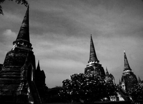 The Three Towers of Ayutthaya