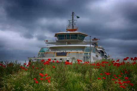 Teso boot op Texel