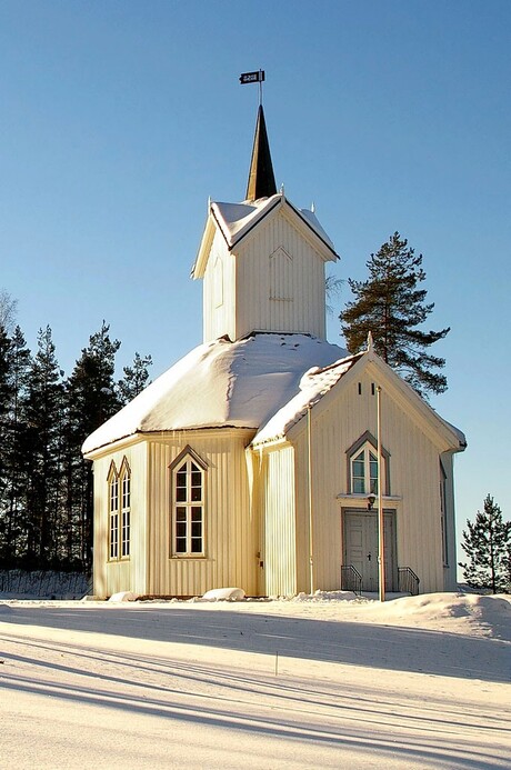 Houten kerk