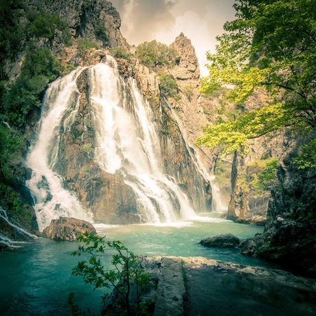 Dreamy Flying Waterfall