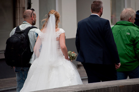 Fotograaf & bruidspaar in Brugge