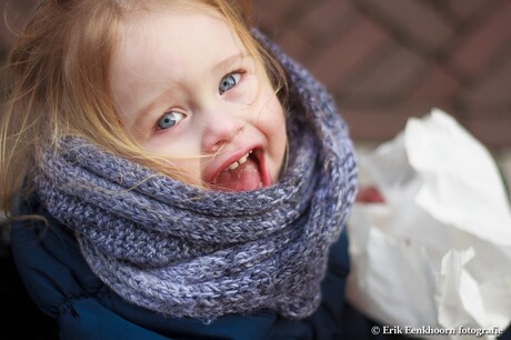 Een visje eten op de rommelmarkt!