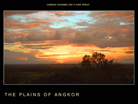 De vlakte bij Angkor