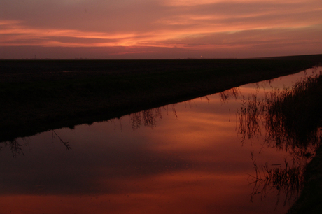 Avondrood in de sloot 2