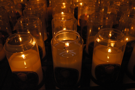 Lighting a candle is a prayer