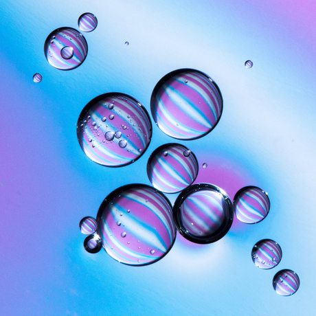 Striped bubbles