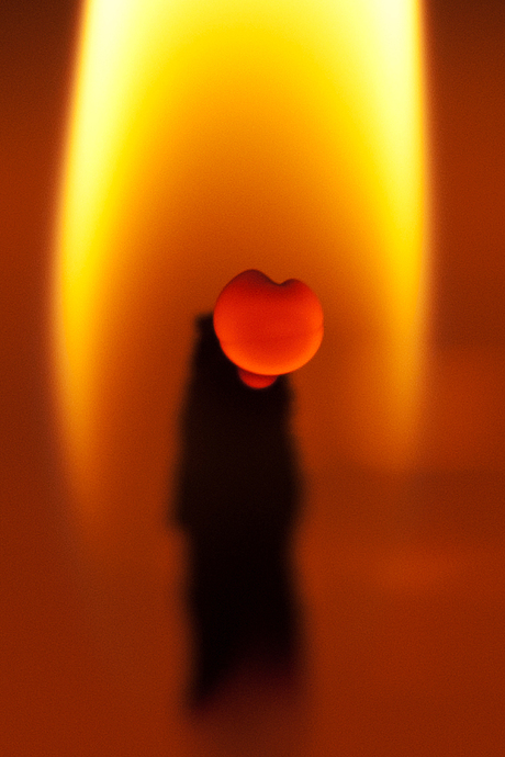 At the heart of a candle