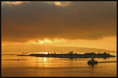 Oslofjord in warm licht 2