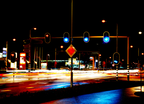 Traffic by night 1