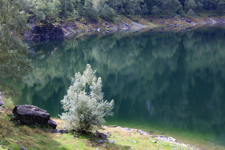 Weerspiegeling in Lago Di Antrona