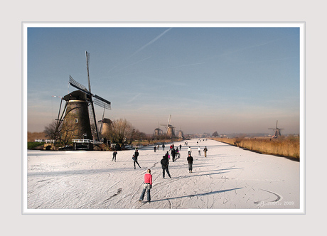 winter in Kinderdijk