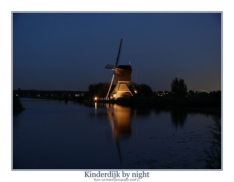 Kinderdijk by night