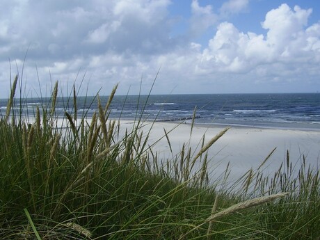 Blauwe zee van Vlieland