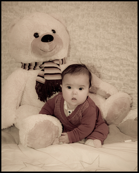 Jilaya en haar teddybeer