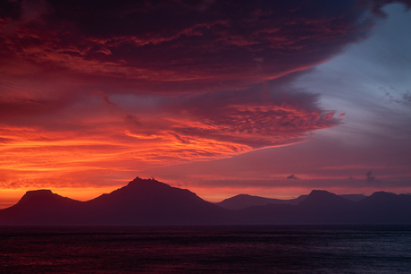zonsopgang faroer eilanden