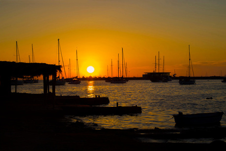 Ibiza zonsondergang