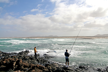 Vissers op Fuerteventura