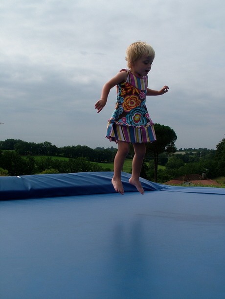 tot in de wolken springen