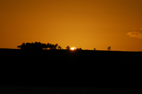 Zonsondergang Jacare, Brasil