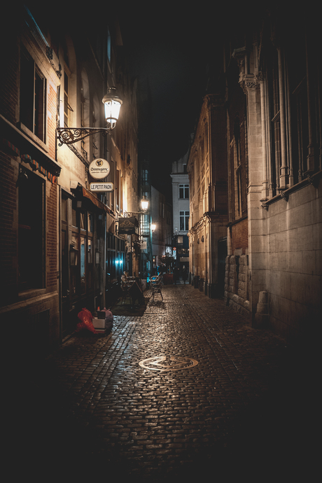 The streets of Brussels
